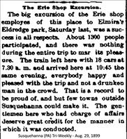 Erie Railroad Excursion (1899)